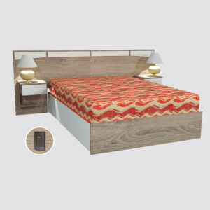 Cama c/ respaldo integrado